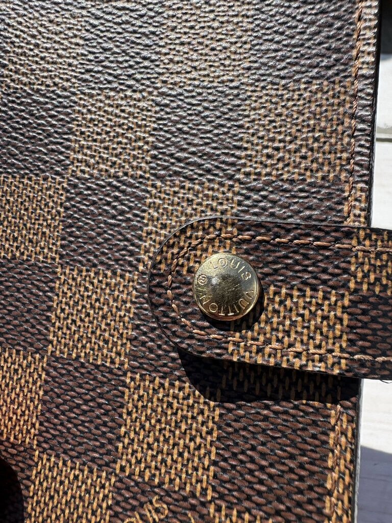 Louis Vuitton Damier Ebene Small Ring Agenda Cover
