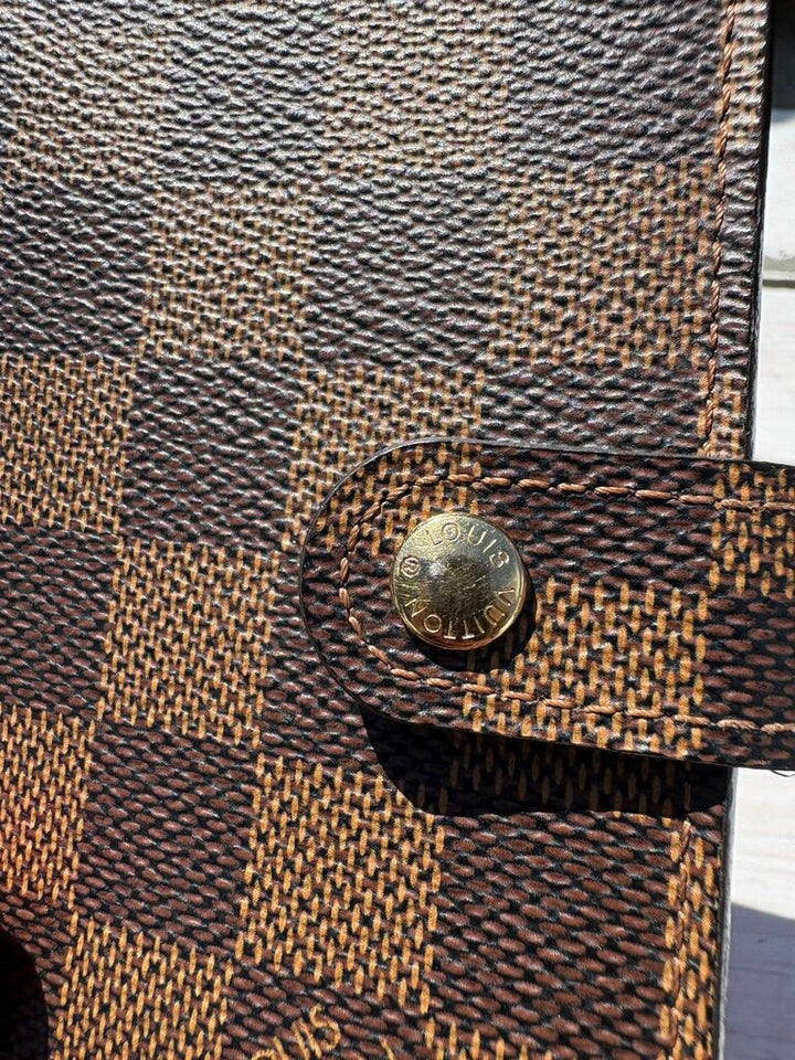 Louis Vuitton Damier Ebene Small Ring Agenda Cover