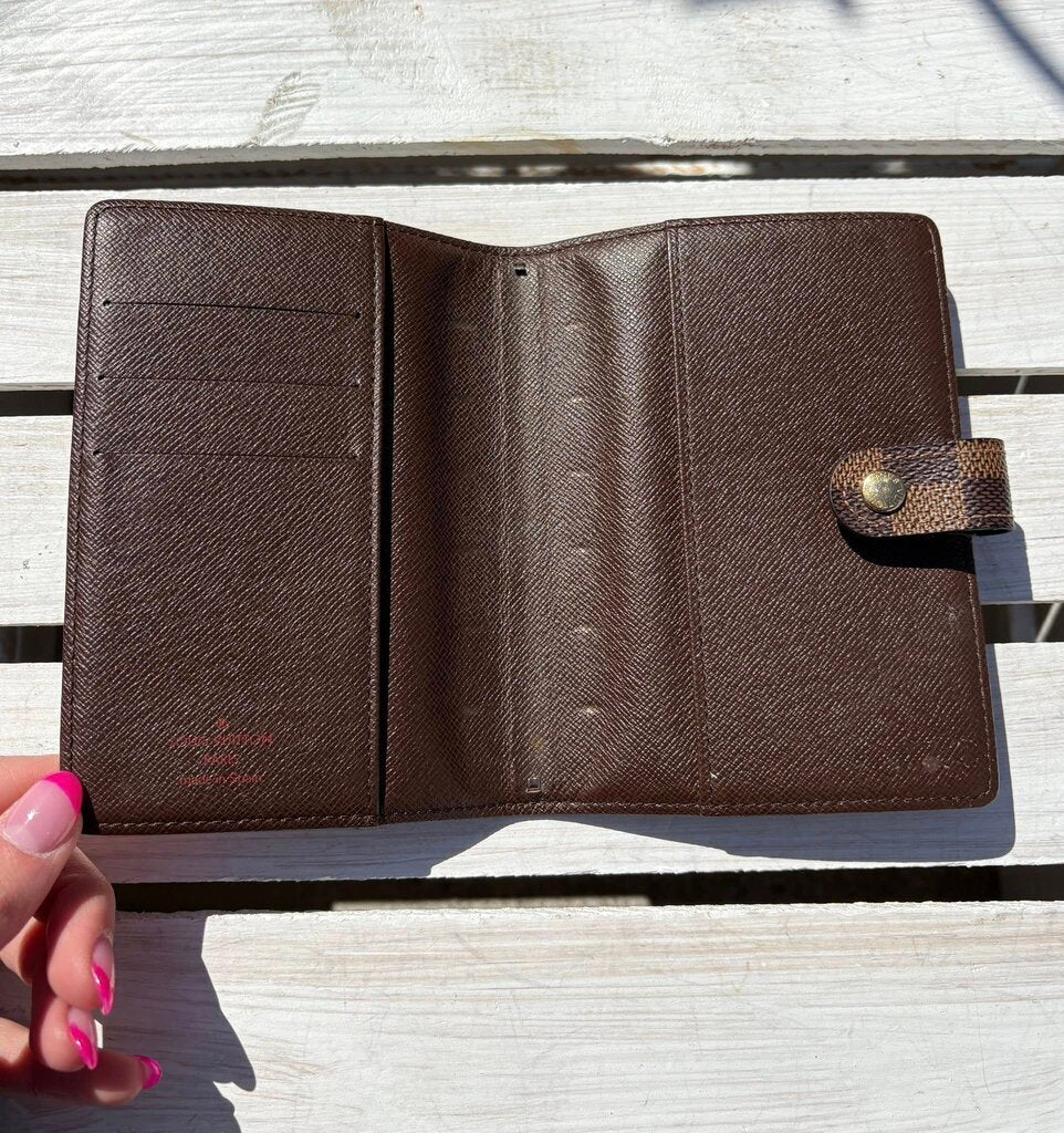 Louis Vuitton Damier Ebene Small Ring Agenda Cover