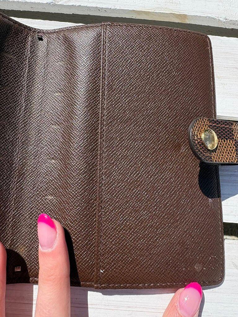 Louis Vuitton Damier Ebene Small Ring Agenda Cover
