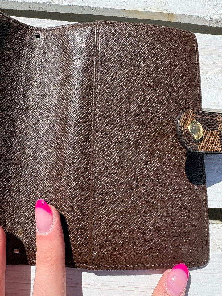 Louis Vuitton Damier Ebene Small Ring Agenda Cover