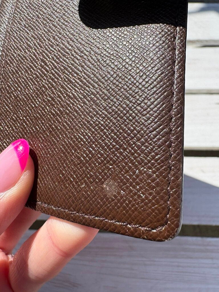 Louis Vuitton Damier Ebene Small Ring Agenda Cover