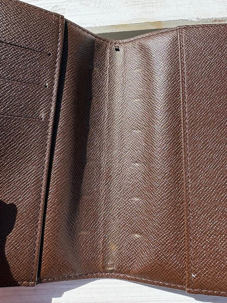 Louis Vuitton Damier Ebene Small Ring Agenda Cover
