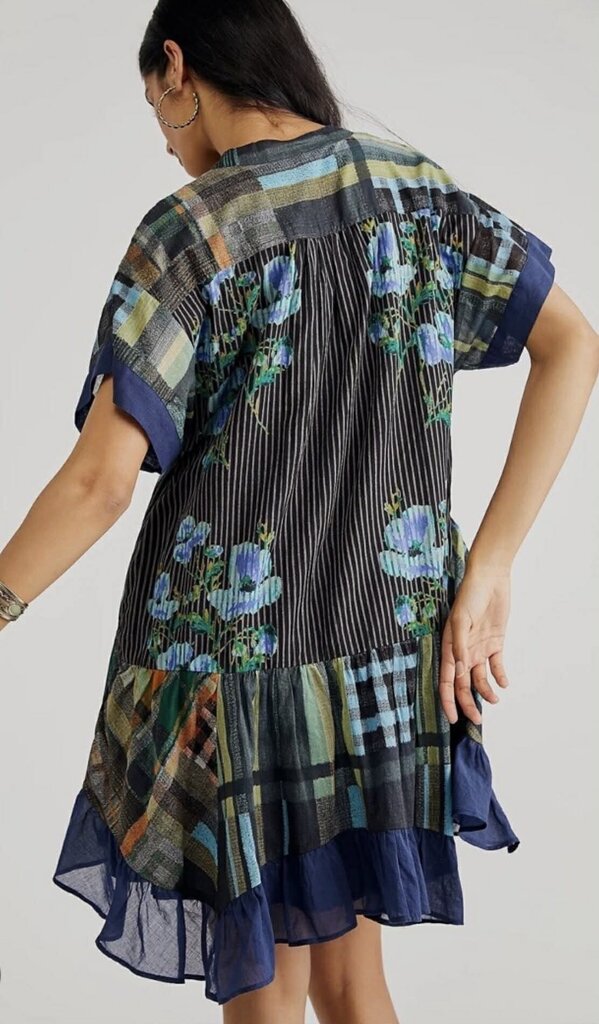 Free People Printed Agnes Mini Dress - Size XS