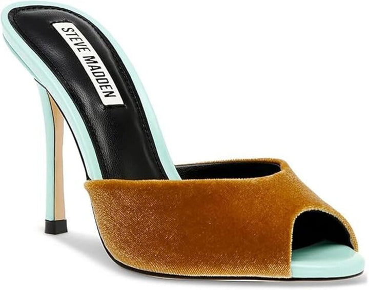Steve Madden Priya Multi Velvet Heels - Size 6
