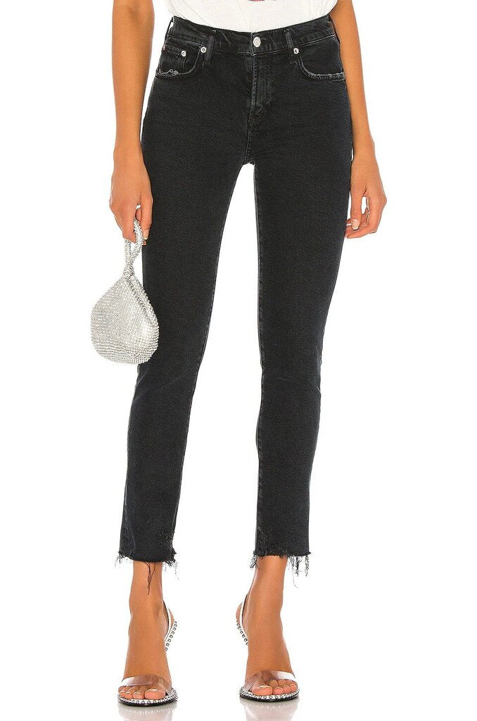 Agolde Toni Mid Rise Straight Jeans in Feral - Size 28 (Retails for $158)
