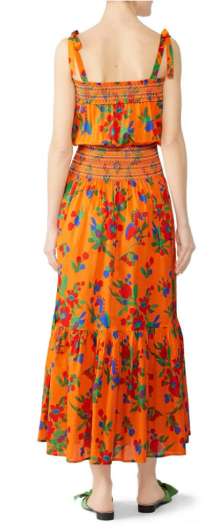 Tory Burch Smocked Maxi