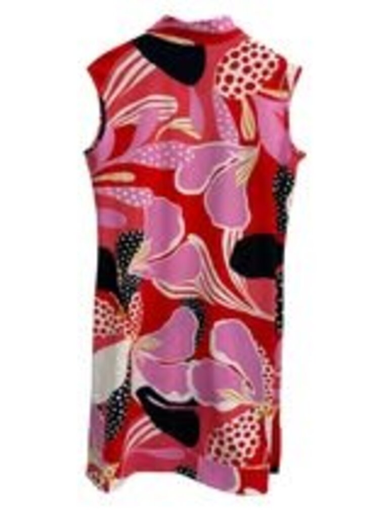 Jude Connally NWT Kristen Dress in Floral Mod Garden Poppy - Size Medium (Retails for $198)