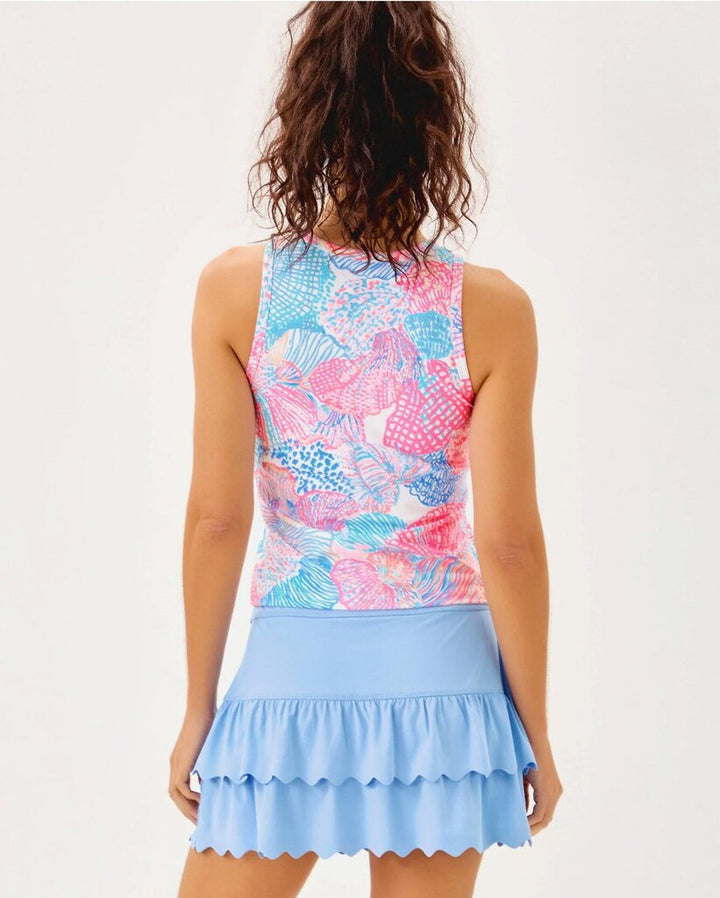 Lilly Pulitzer NWT Candia Active Bra Tank UPF 50+ in Multi Roar of the Seas - Size Medium (Retails for $108)
