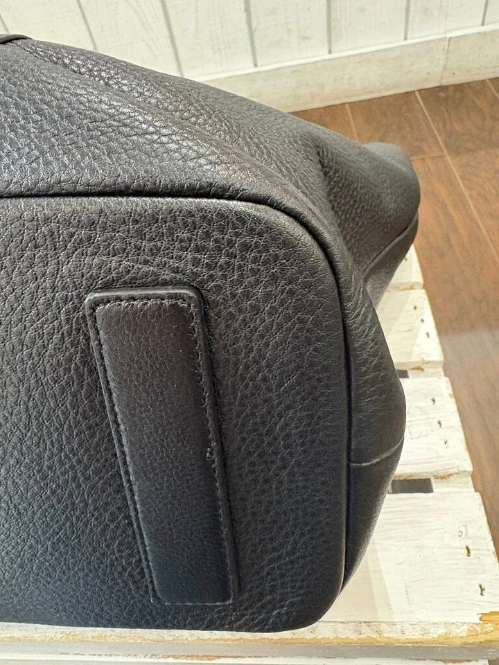 Halston Studded Leather Tote