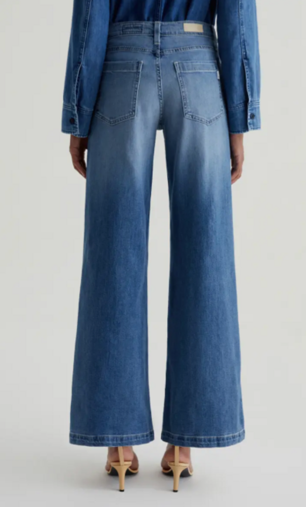 AG Stella Low Slung Palazzo Jeans - Size 27 (Retails for $245)