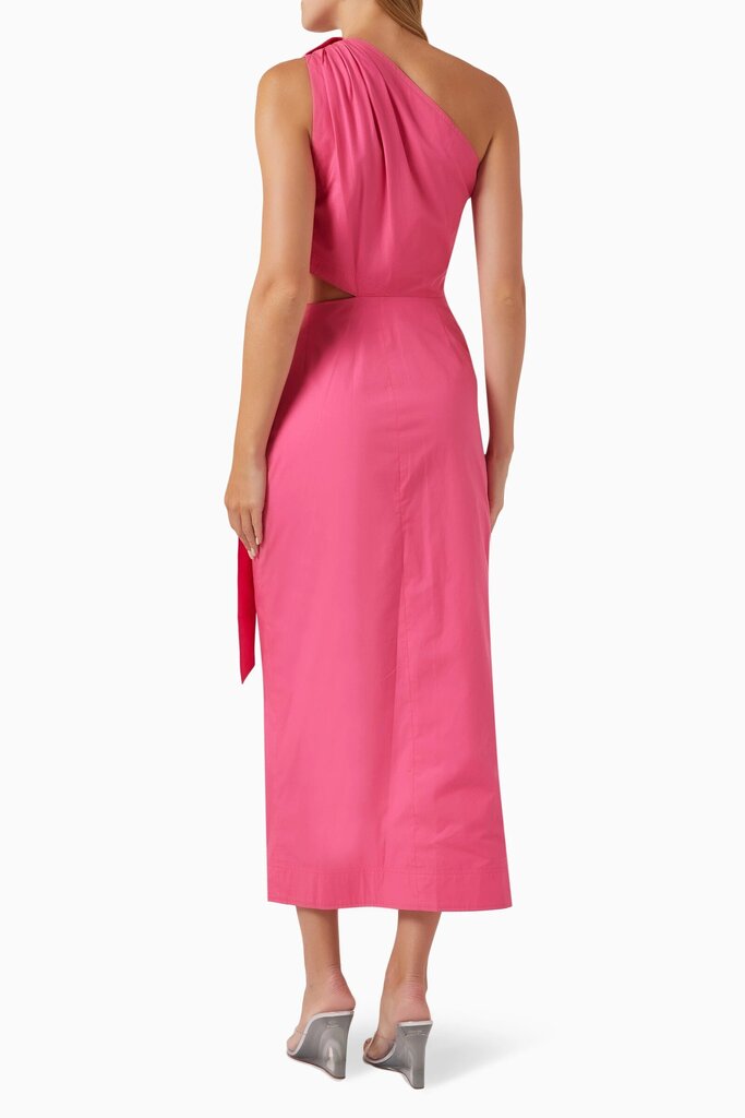 Jonathan Simkhai Doran One Shoulder Midi Dress - Size Small