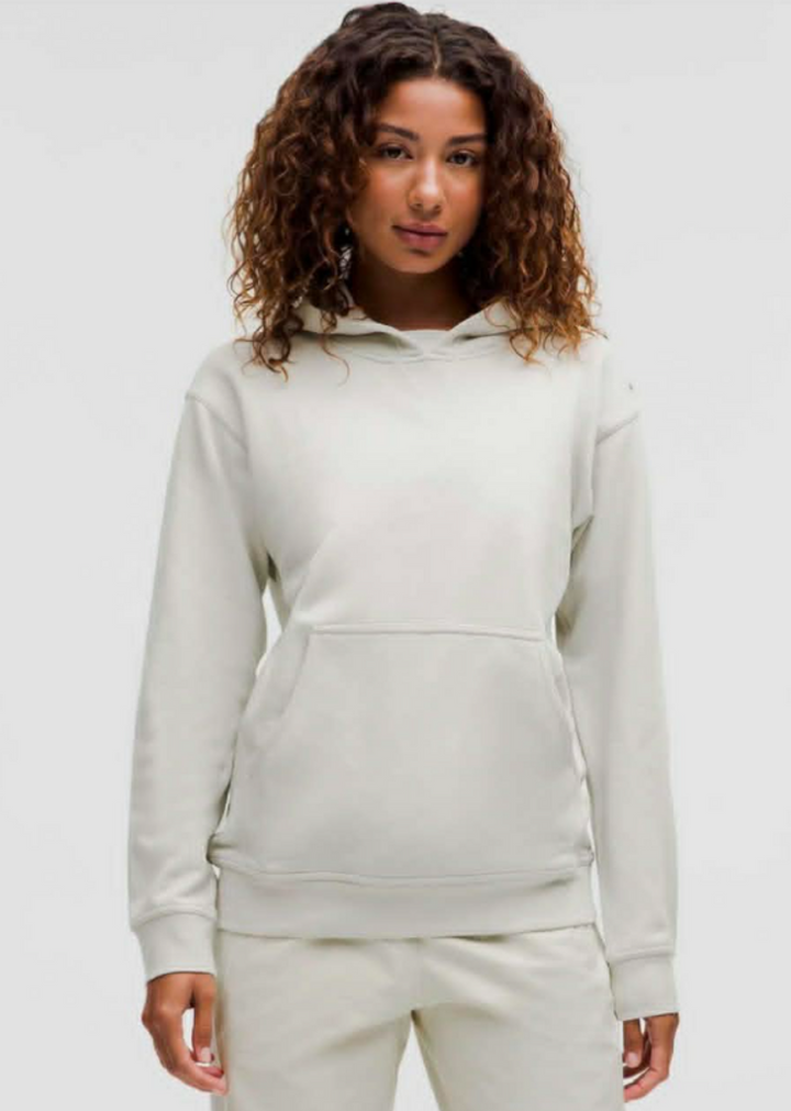 Lululemon All Yours French Terry Hoodie in Vapor - Size 4