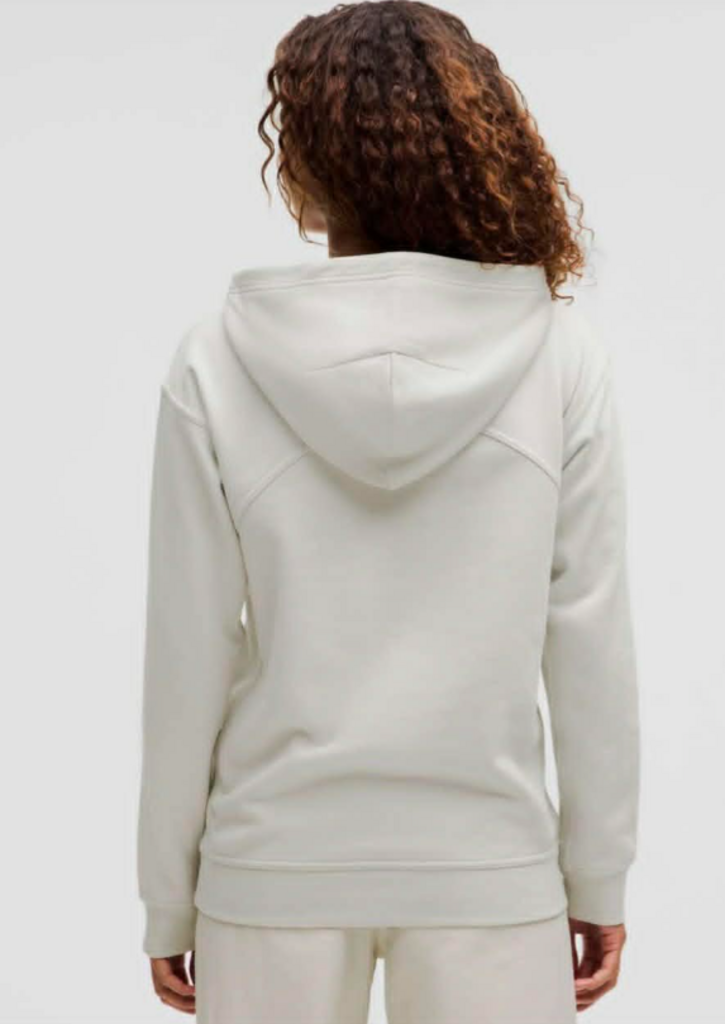 Lululemon All Yours French Terry Hoodie in Vapor - Size 4