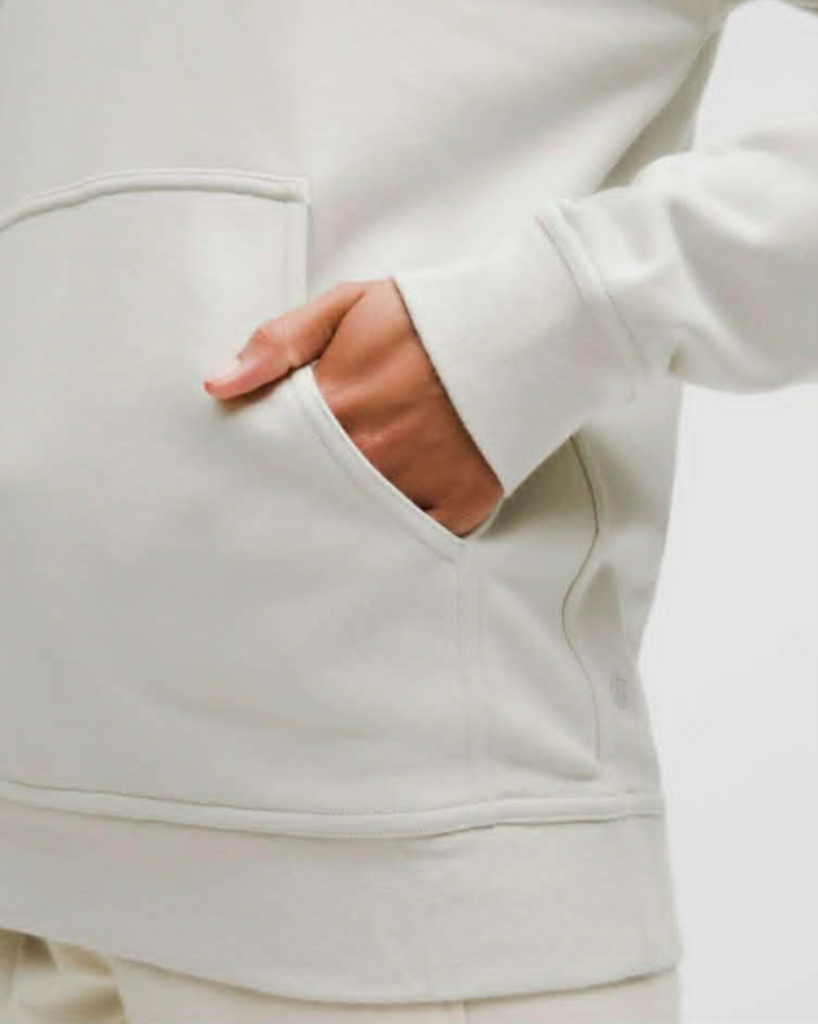 Lululemon All Yours French Terry Hoodie in Vapor - Size 4