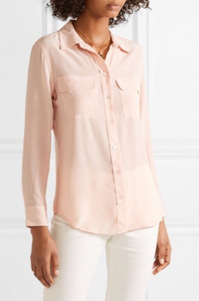 Equipment NWT Silk Slim Signature Button Up - Size Large (Retails for $230)