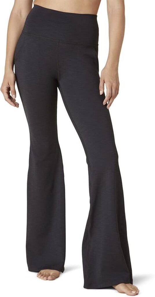 Beyond Yoga Heather Rib All Day Flare Pants - Size Small
