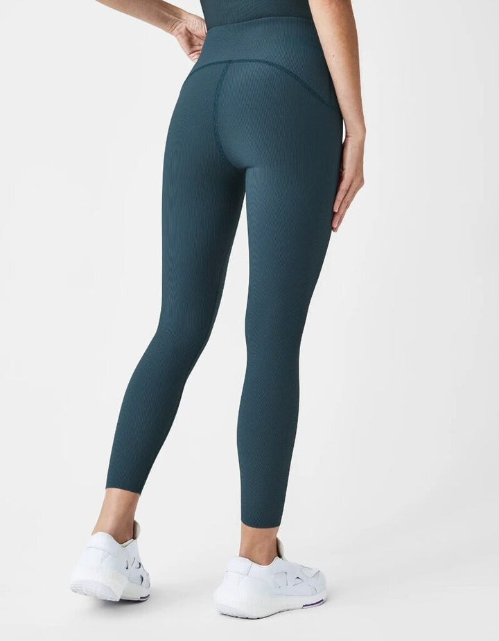 Spanx Booty Boost Active Contour Rib 7/8 Leggings - Size Small