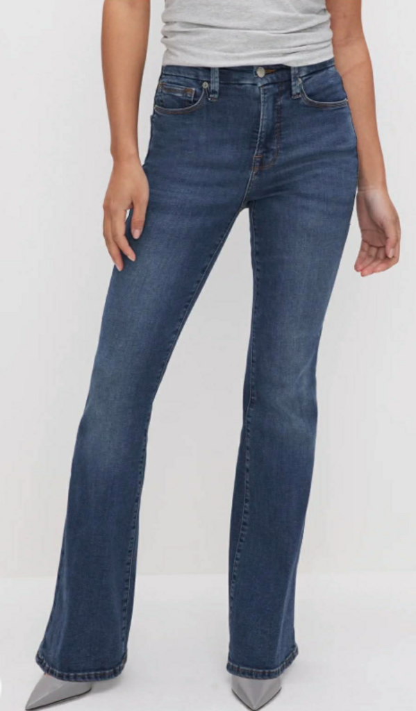 Good American Good Petite Flare Jeans - Size 25