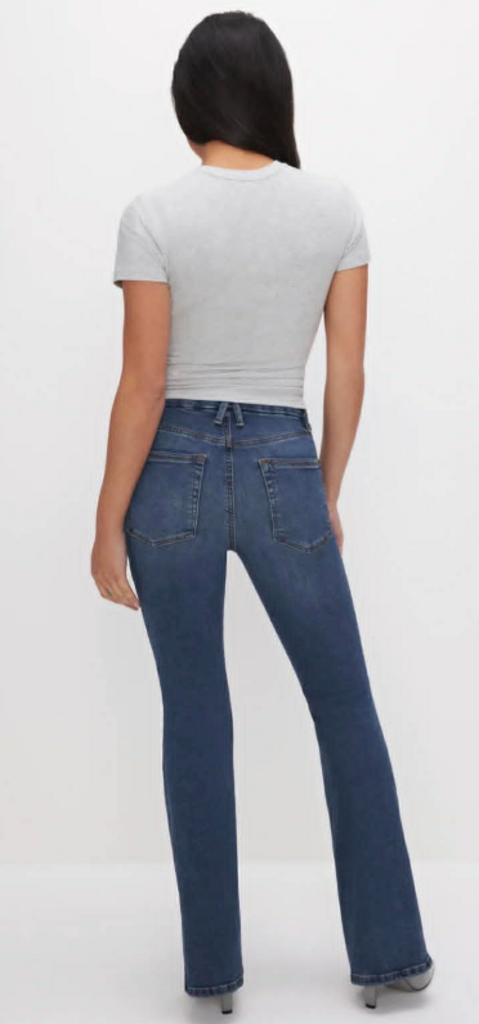 Good American Good Petite Flare Jeans - Size 25