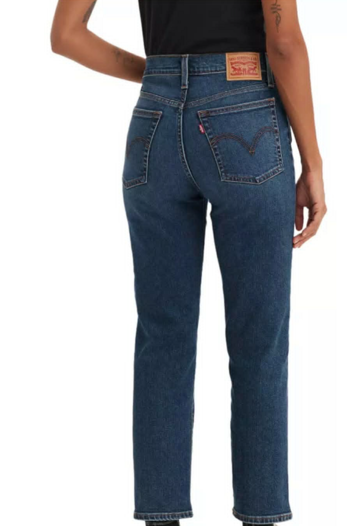 Levi's Wedgie Straight-Leg High-Rise Cropped Jeans - Size 25