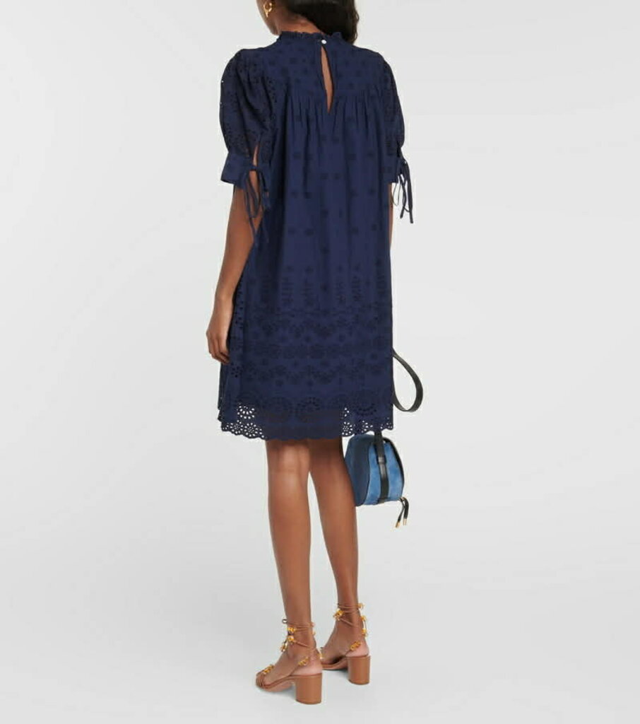 Polo Ralph Lauren Broderie Anglaise Cotton Mini Dress - Size 2