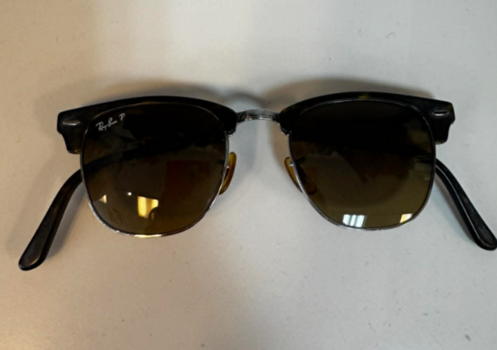 Ray-Ban Folding Clubmaster Polarized Sunglasses With Case