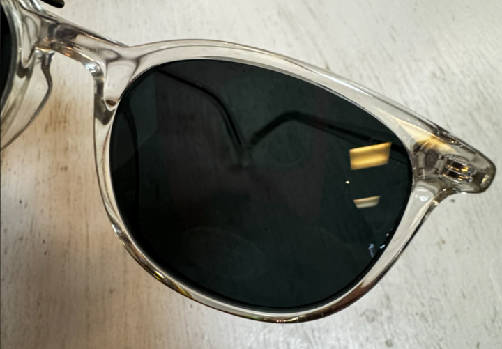 Warby Parker Durand Frame Sunglasses In Crystal With Case