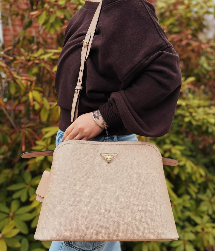 Prada Saffiano Cuir Matinee Large Tote