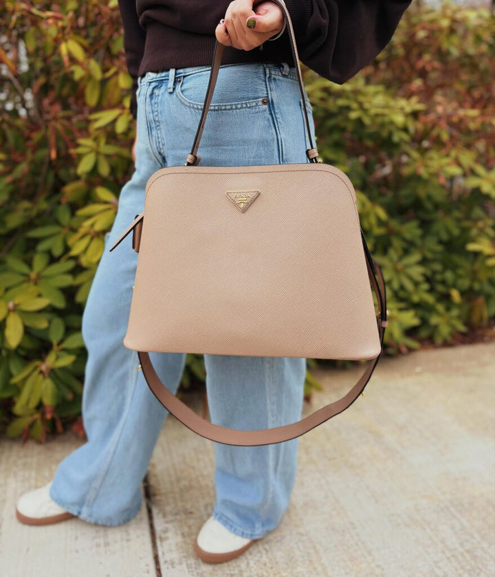 Prada Saffiano Cuir Matinee Large Tote
