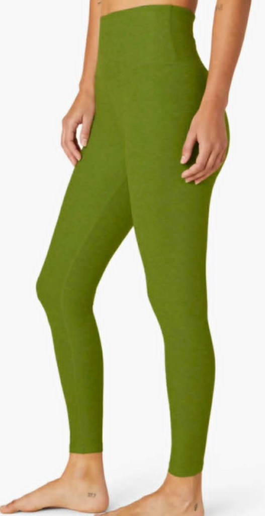 Beyond Yoga Fern Green Caught In The Midi High Waisted Leggings - Size Large