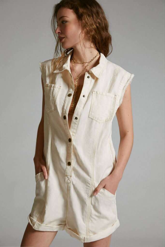 Pilcro Mechanic Romper - Size XS