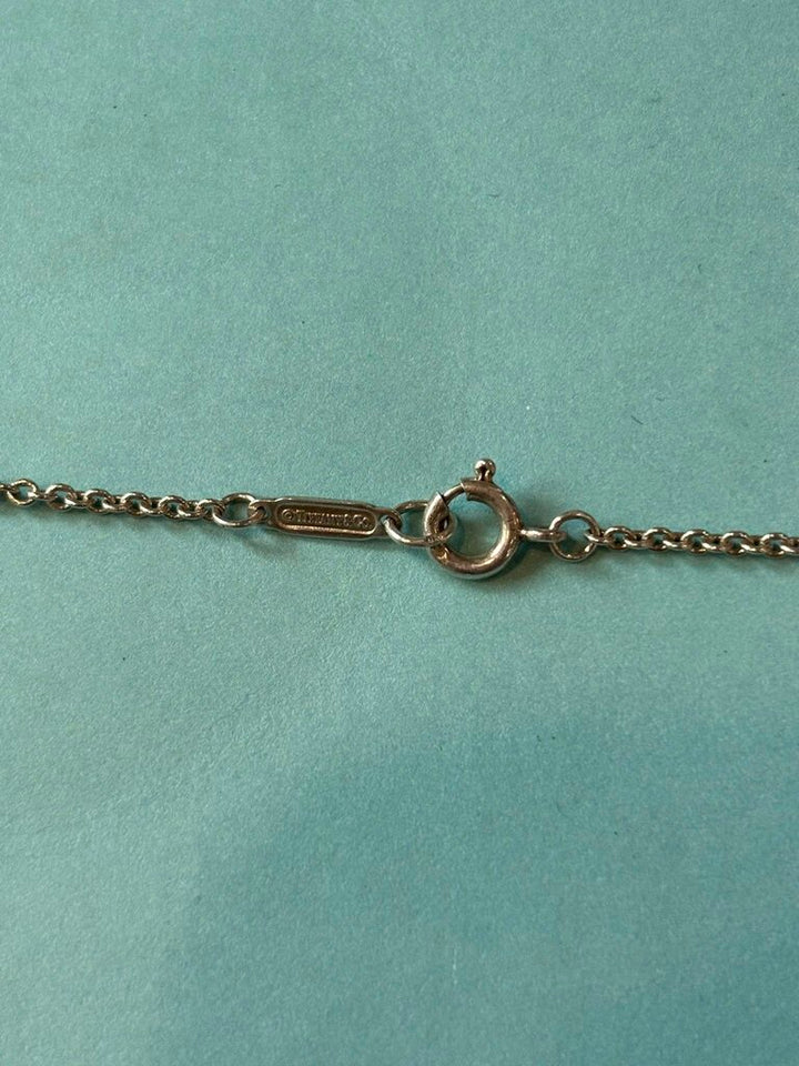 Tiffany & Co. "X" Pendant Sterling Silver Necklace