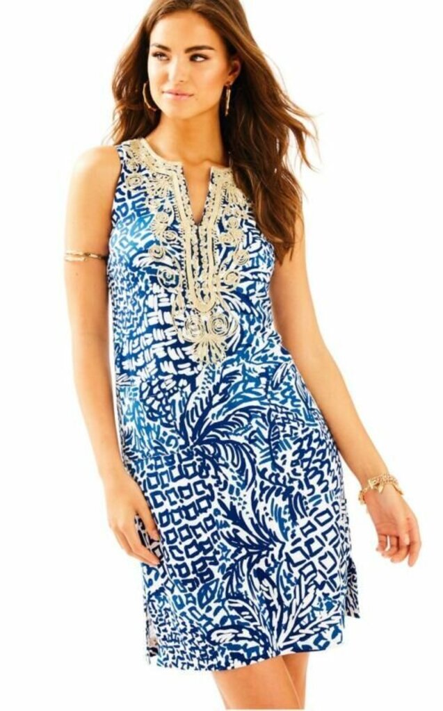 Lilly Pulitzer Carlotta Stretch Shift Dress - Size 2