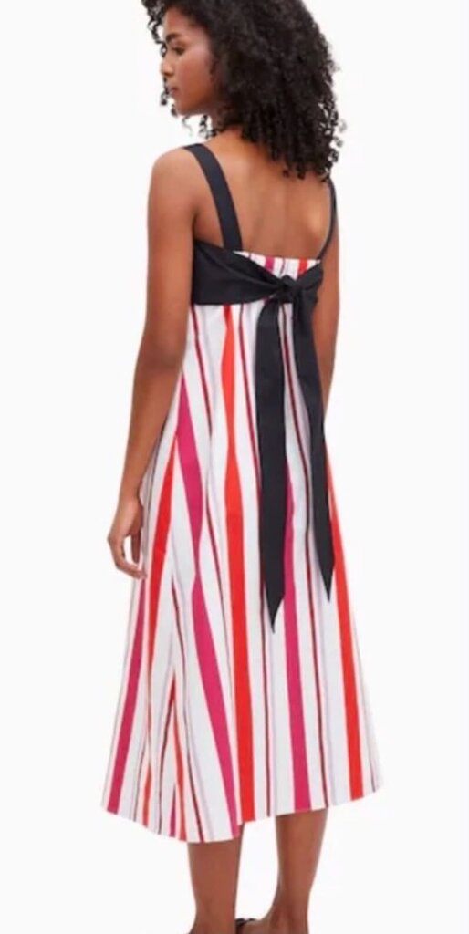 Kate Spade Gardenside Stripes Maxi Dress - Size XL