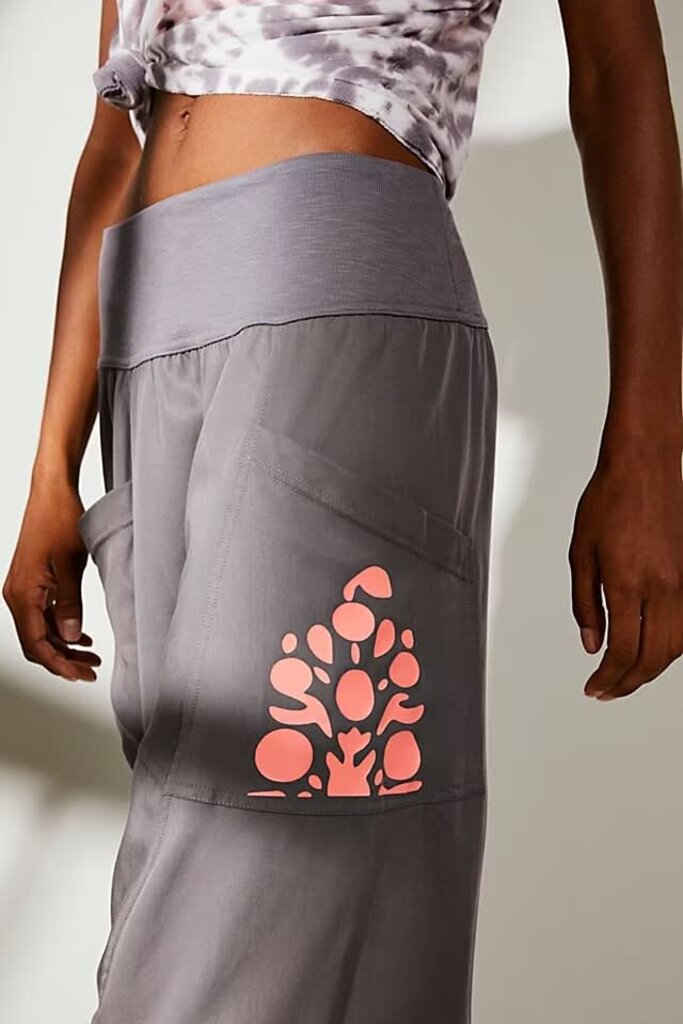 Free People Give Me Your All Logo Harem Joggers - Size Small