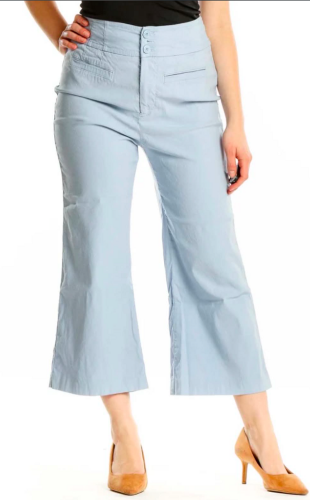 Maeve Wide Leg Crop Pants - Size 6