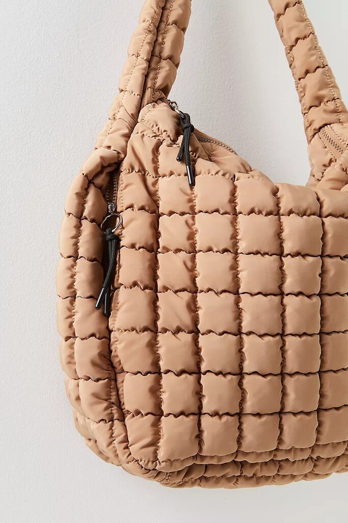 Free People Quilted Carryall Bag In Desert Sands