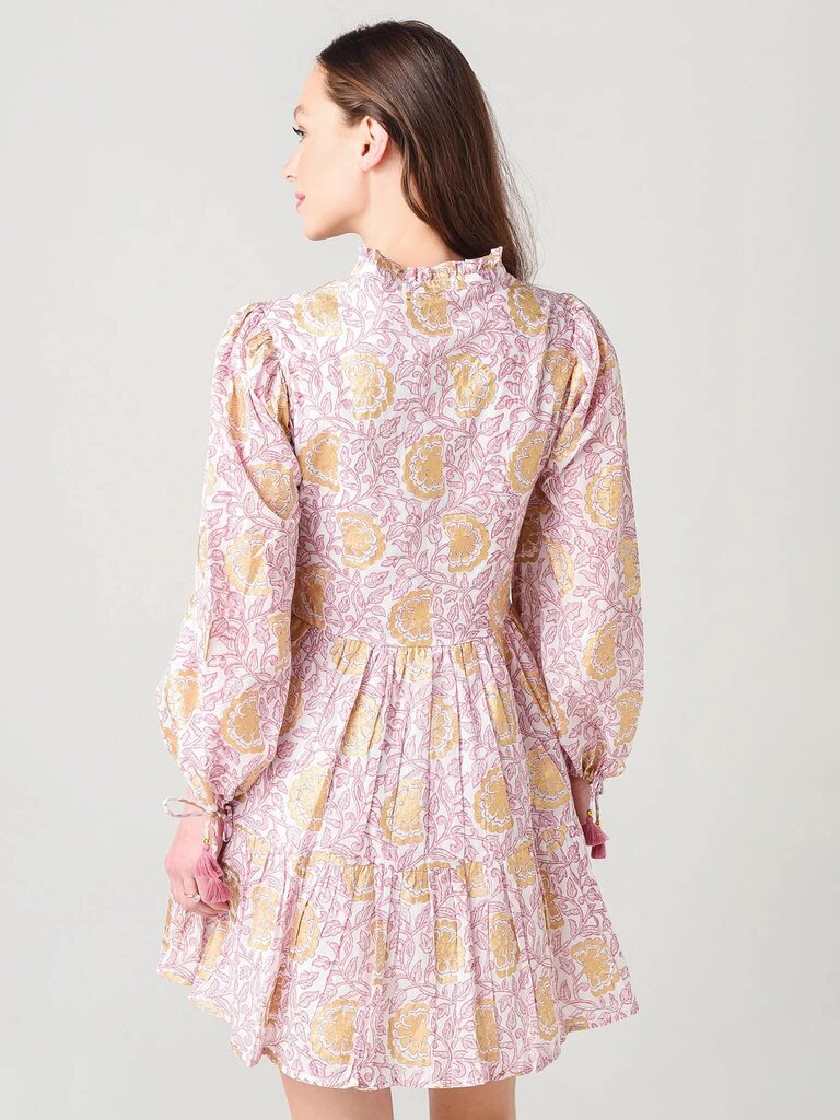 Oliphant Floral Yoke Dress - Size XXS