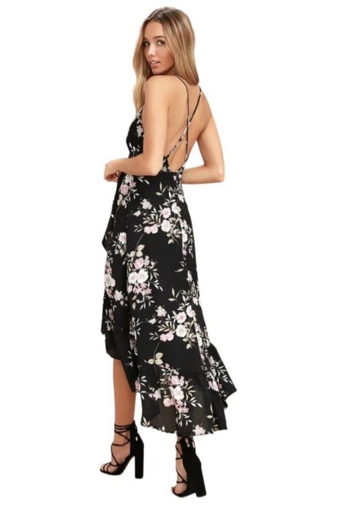 Lulus Gild the Lily Floral Dress - Size Large