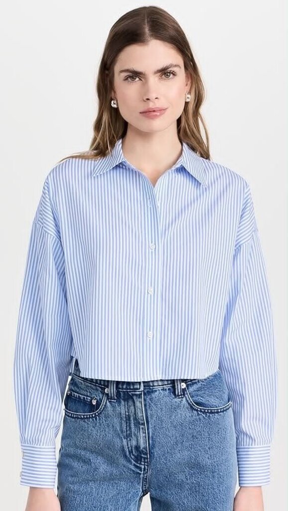 Favorite Daughter The Crop Ex Boyfriend Shirt - Size XS