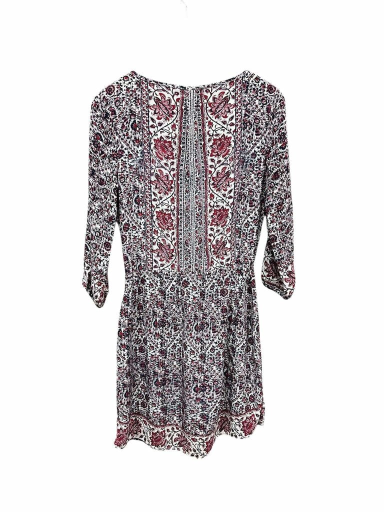 Faherty Floral Silk Dress - Size Small