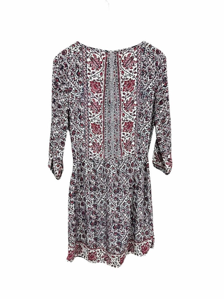 Faherty Floral Silk Dress - Size Small
