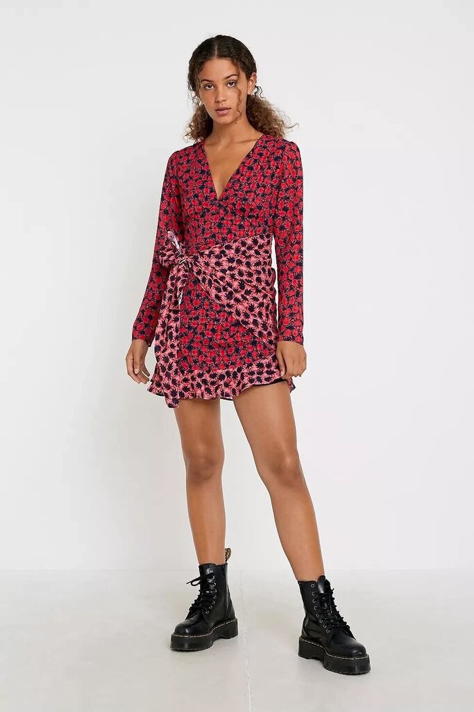 The East Order Dress Anouk Tie-Side Mini Dress - Size Small
