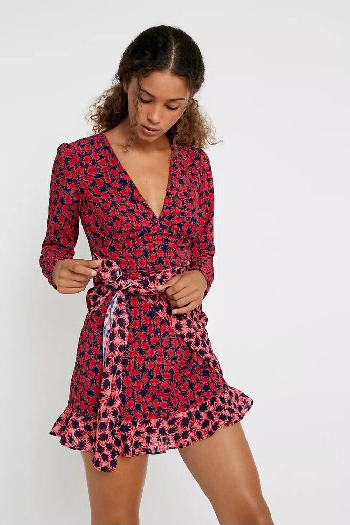 The East Order Dress Anouk Tie-Side Mini Dress - Size Small