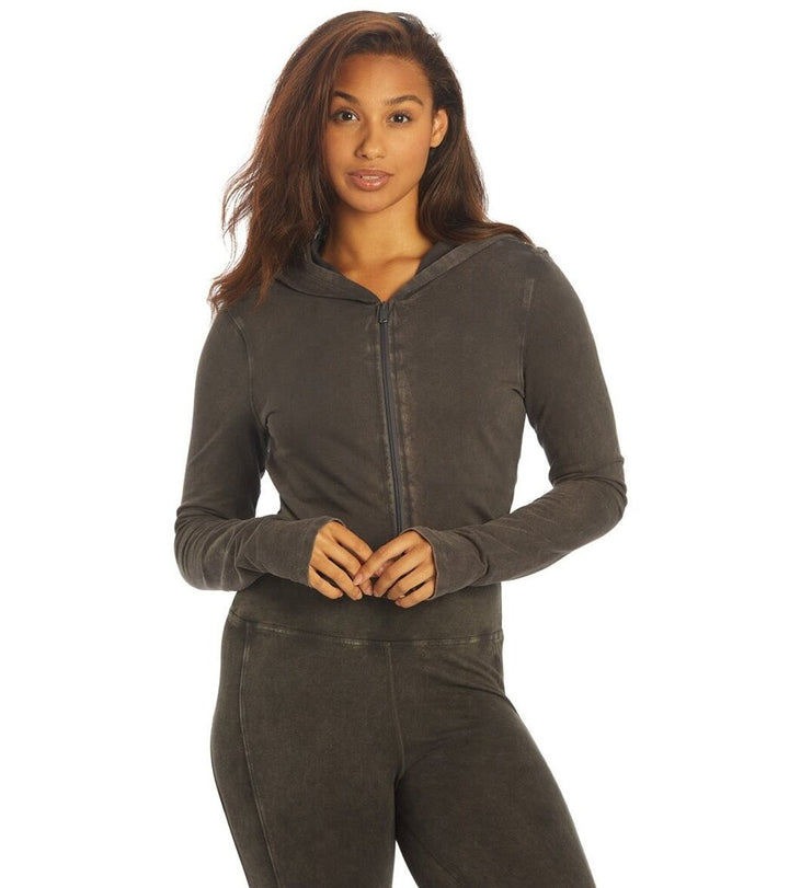 Free People Kadi Shrunken Hoodie - Size Small