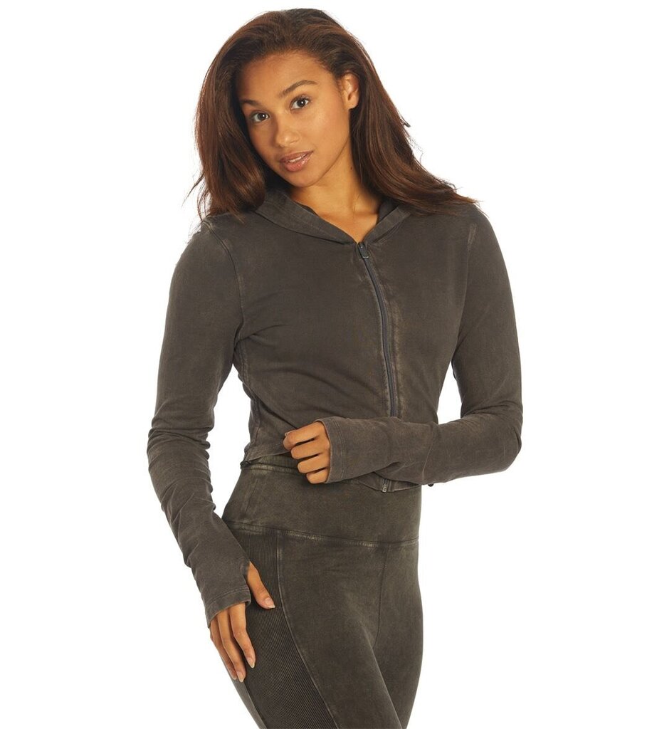 Free People Kadi Shrunken Hoodie - Size Small