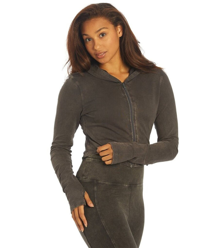 Free People Kadi Shrunken Hoodie - Size Small
