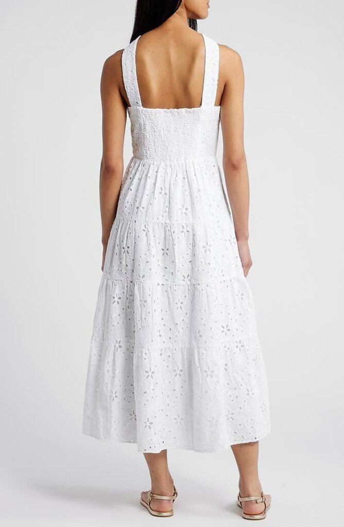 Lilly Pulitzer NWT Jenette Eyelet Embroidered Halter Sundress - Size 8
