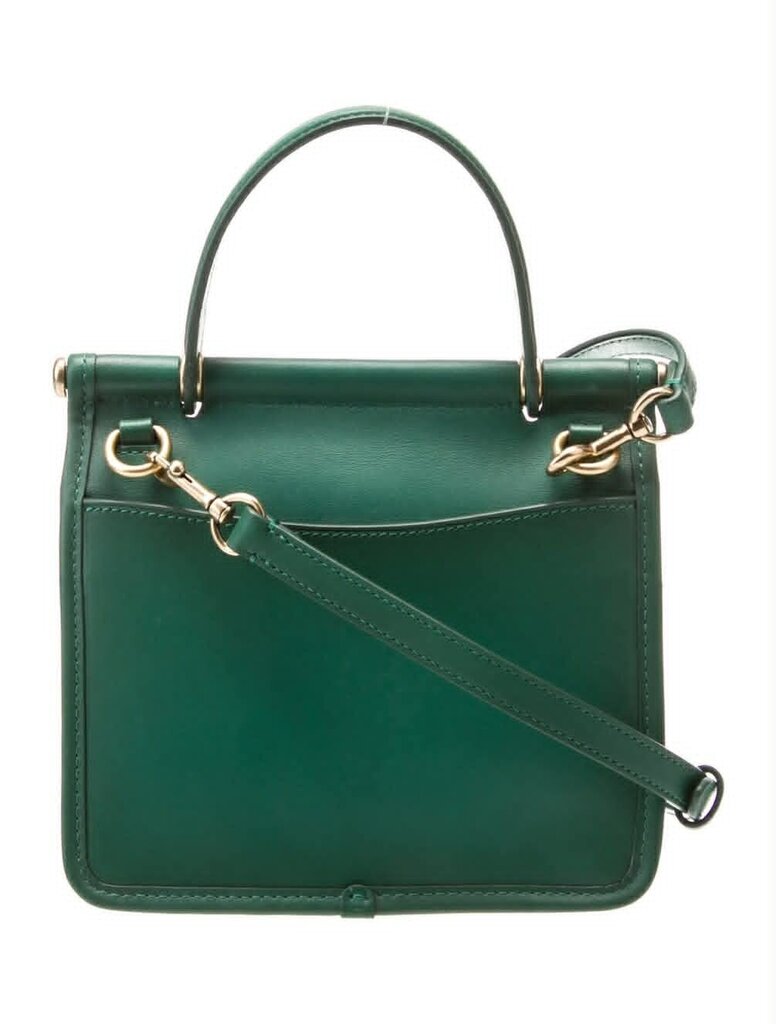 Coach NWT Restored Willis Top Handle Hunter Green